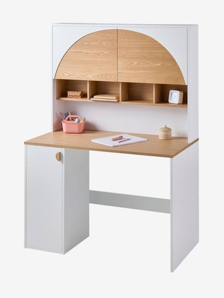 Bureau voor kinderen met opbergruimte LIGNE ROMA wit - vertbaudet enfant 