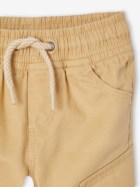 Battlebroek voor baby's cappuccino+kaki - vertbaudet enfant 