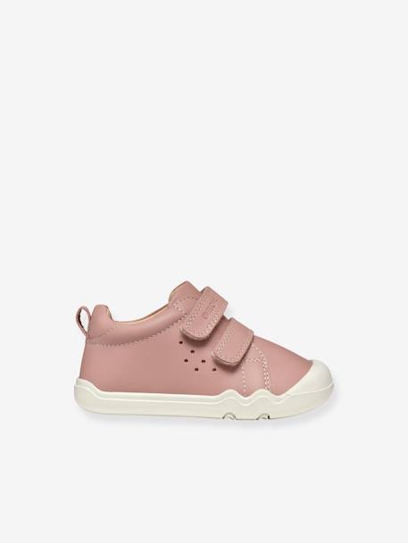 Mädchen Baby Leder-Sneakers B STEPPIEUP GIRL GEOX rozen - vertbaudet enfant 