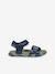 Sandales J SANDAL FUSBETTO BO bleu+marine - vertbaudet enfant 