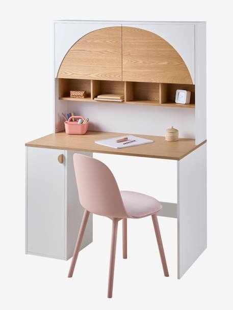 Bureau voor kinderen met opbergruimte LIGNE ROMA wit - vertbaudet enfant 