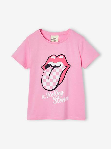 Pyjashort The Rolling Stones carreaux rose - vertbaudet enfant 
