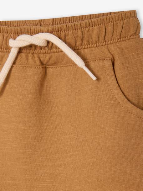 Fleece bermuda voor babyjongens grijsblauw+karamel+Marine grijs - vertbaudet enfant 