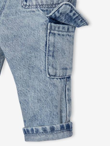Jean battle bébé taille élastiquée double stone - vertbaudet enfant 
