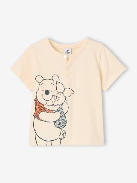 Babyset Disney® Winnie de Poeh Tunesisch T-shirt + short chambrayblauw - vertbaudet enfant 
