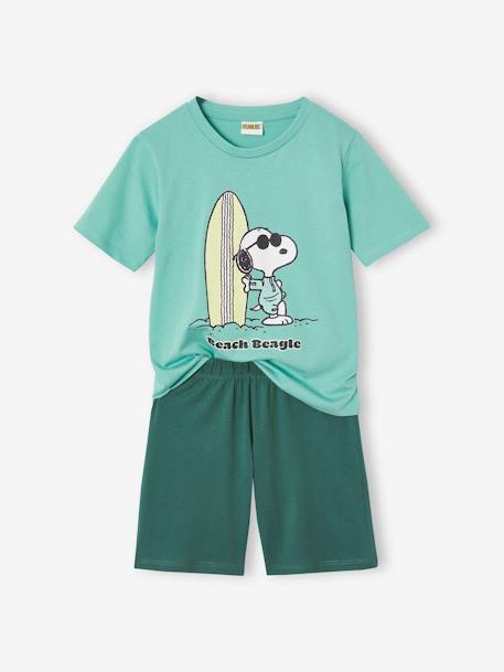 Pyjashort Peanuts Snoopy Surf vert émeraude - vertbaudet enfant 
