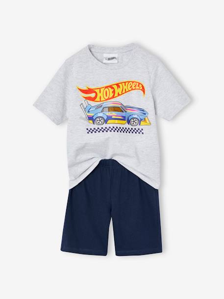 Pyjashort Mattel Hot Wheels gris chiné - vertbaudet enfant 