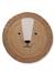 Tapis rond en jute Lion beige doré - vertbaudet enfant 
