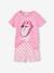 Pyjashort The Rolling Stones carreaux rose - vertbaudet enfant 