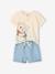 Babyset Disney® Winnie de Poeh Tunesisch T-shirt + short chambrayblauw - vertbaudet enfant 
