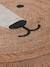 Tapis rond en jute Lion beige doré - vertbaudet enfant 