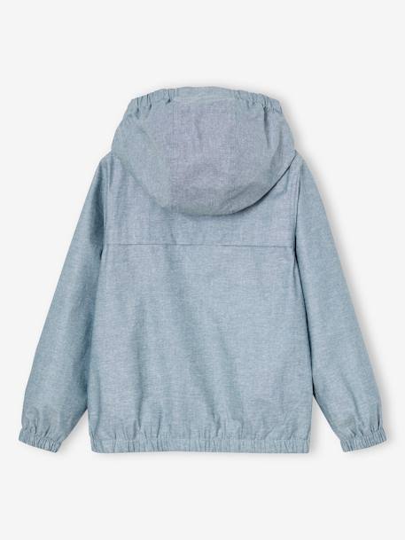Windjack voor jongens chambray chambrayblauw - vertbaudet enfant 