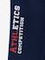 Sport joggingbroek van fleece jongens gemêleerd grijs+marineblauw - vertbaudet enfant 
