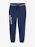 Sport joggingbroek van fleece jongens gemêleerd grijs+marineblauw - vertbaudet enfant 