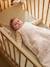 Gigoteuse sans manches en gaze de coton personnalisable BABYLON beige imprimé - vertbaudet enfant 