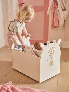 Slaapkamer en Opbergoplossingen-Opbergmeubel-Opbergmeubel-Opbergkist op wieltjes Giraffe