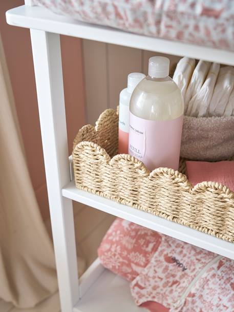 Panier de rangement pour table à langer en corde de papier FESTON beige - vertbaudet enfant 