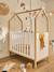 Lit bébé Cabane LIGNE COCONUT transformable en banquette blanc - vertbaudet enfant 