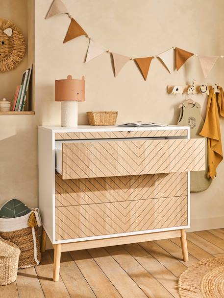 Commode met 3 lades LIGNE CHEVRONS hout - vertbaudet enfant 