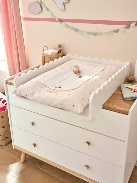 Plan à langer 52 cm FESTON blanc - vertbaudet enfant 