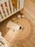 Tapis rond en jute Lion beige doré - vertbaudet enfant 