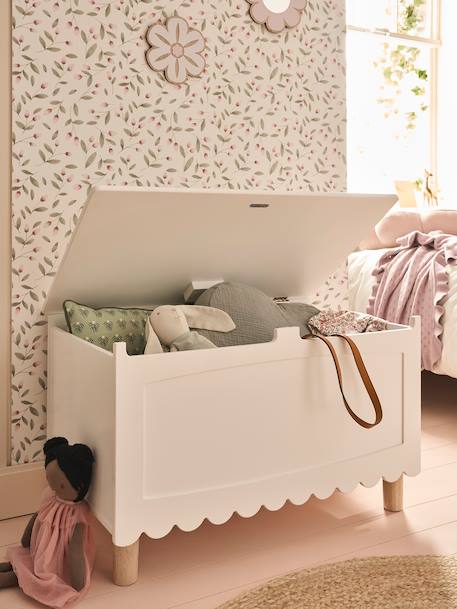 Coffre à jouets LIGNE FESTON blanc - vertbaudet enfant 