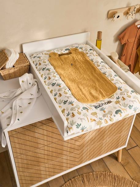 Wiegmatras + 2 verschoningstapijtjes SAVANA meerkleurig - vertbaudet enfant 