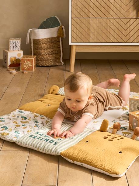 Speelkleed / parkbodem patchwork SAVANA meerkleurig - vertbaudet enfant 