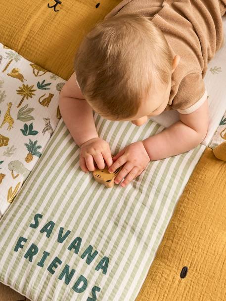 Speelkleed / parkbodem patchwork SAVANA meerkleurig - vertbaudet enfant 