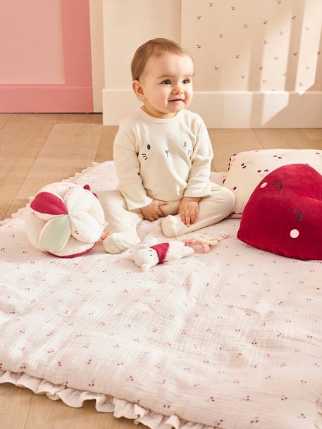 Vloermatten/Boxmat CHERRY beige, bedrukt - vertbaudet enfant 