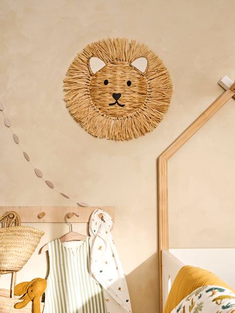 Muurtrofee Leeuw beige - vertbaudet enfant 