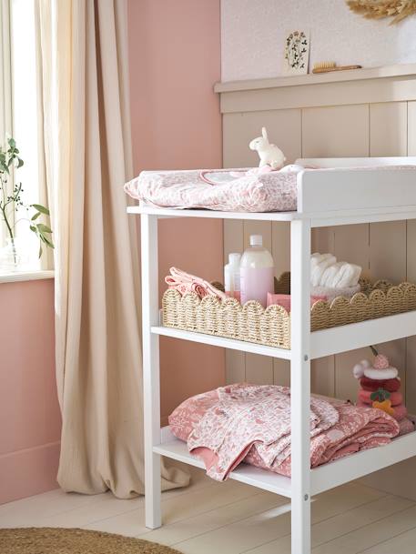 Panier de rangement pour table à langer en corde de papier FESTON beige - vertbaudet enfant 