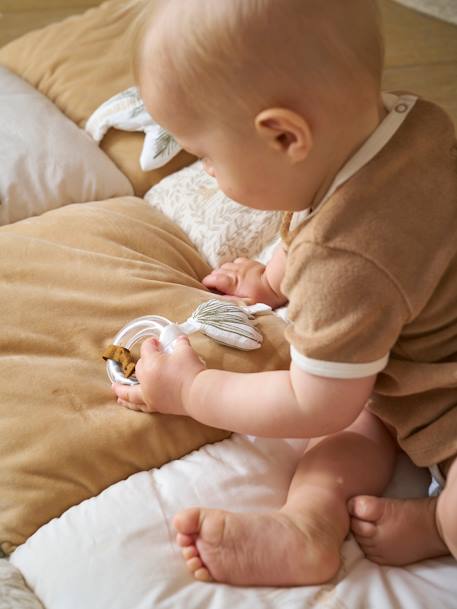 Tapis d'éveil moelleux et ludique bleu+écru+marron+multicolore+noir+rouge - vertbaudet enfant 