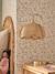Rotan bloem tafellamp met messing voet goud - vertbaudet enfant 