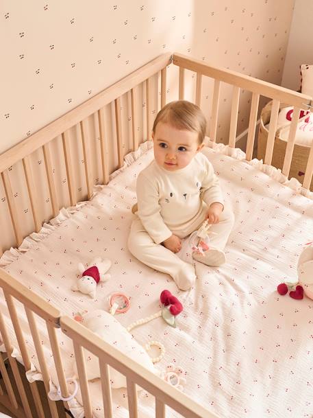 Tapis de sol / fond de parc CHERRY beige imprimé - vertbaudet enfant 