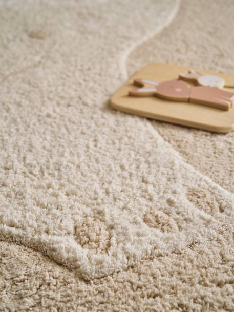 Rond vloerkleed Olifant ecru - vertbaudet enfant 
