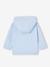 Babysweater met rits en capuchon ecru+hemelsblauw - vertbaudet enfant 