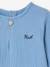 Chemise bébé esprit liquette en gaze de coton bleu pâle - vertbaudet enfant 