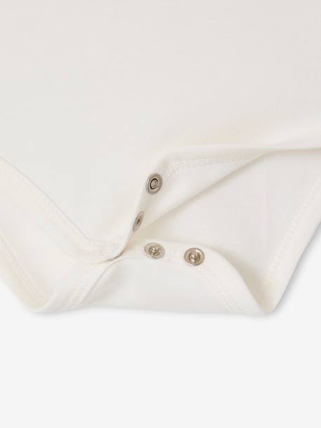 Body bébé col en broderie anglaise manches longues écru - vertbaudet enfant 