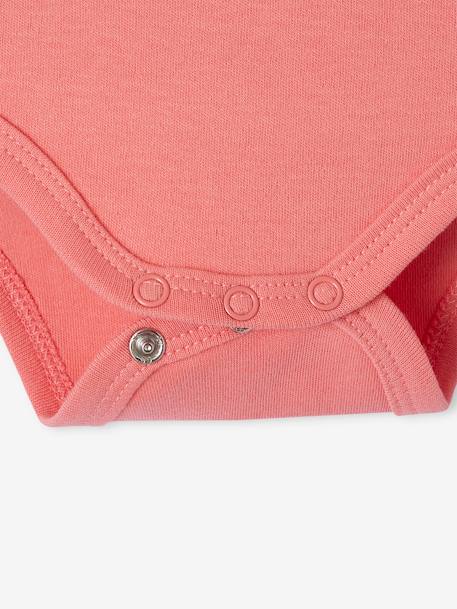 Coffret naissance 1 pyjama + 2 bodies petits coeurs personnalisables rose bonbon - vertbaudet enfant 