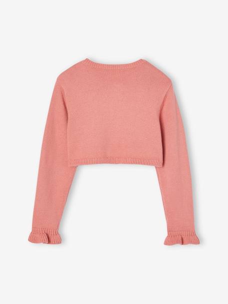 Bolerovest meisje oudroze - vertbaudet enfant 