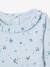Babyshirt van ribtricot met lange mouwen hemelsblauw+lichtroze - vertbaudet enfant 