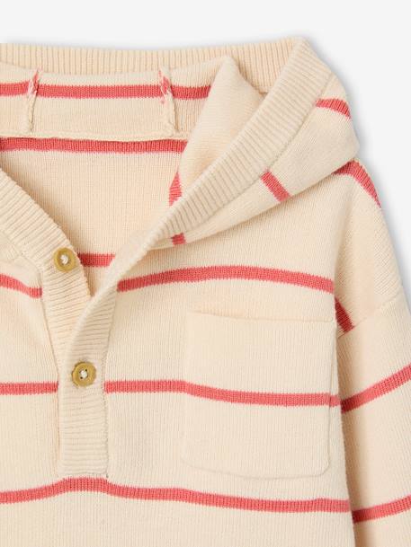 Pull à capuche bébé tomette - vertbaudet enfant 