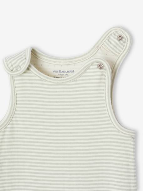 Ensemble naissance body + salopette + bonnet + gilet personnalisable rose+vert d'eau - vertbaudet enfant 