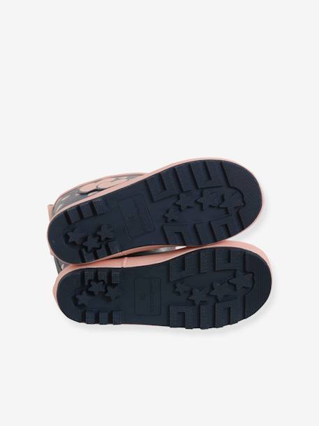 Botte de pluie caoutchouc imprimé enfant bleu imprimé - vertbaudet enfant 