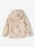Veste fille sherpa motifs écru+mauve+vanille - vertbaudet enfant 