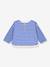 Baby T-shirt van katoen met lange mouwen, gestreept PETIT BATEAU blauw - vertbaudet enfant 