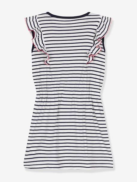 Robe à rayures enfant en coton marine - vertbaudet enfant 