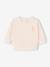 Sweat- en shortset voor baby's ecru - vertbaudet enfant 