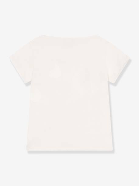 Tee-shirt enfant manches courtes coeur blanc - vertbaudet enfant 
